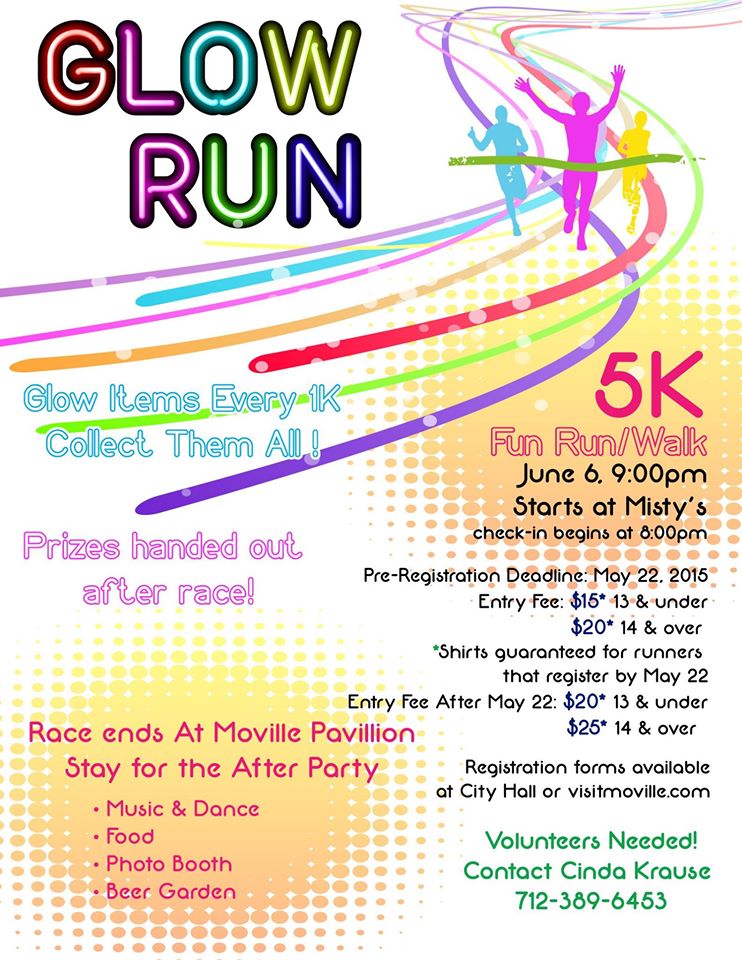 5K Glow Run Moville Iowa 5K Glow Run Moville Iowa