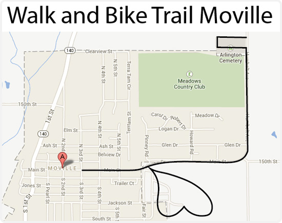 Bike and walk trail Moville IA